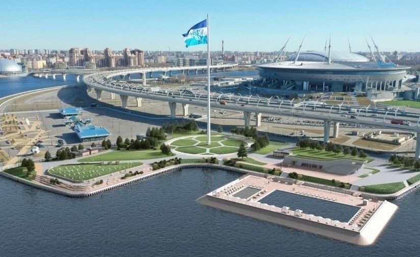 В Петербурге к лету 2025 года появится открытый бассейн, который будет работать круглый год. Его построят в западной части Крестовского острова