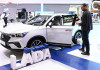 В Петербурге на международном экономическом форуме был представлен кроссовер Lada X-Cross 5. Новую модель продемонстрировал АвтоВАЗ, сообщает